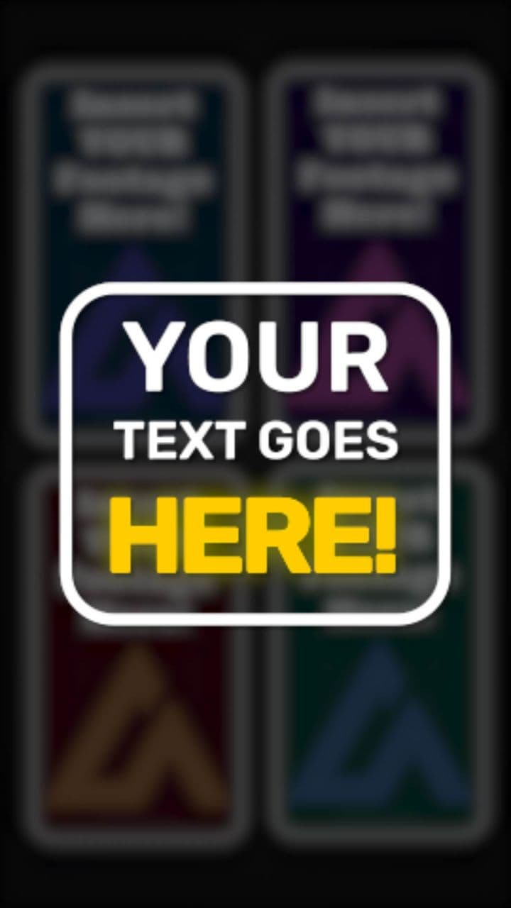 template 4-Image Grid with Sliding Text Overlay preview