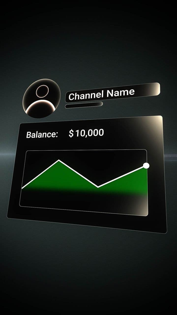 template $10,000 Channel Earnings Reveal | 3D Graph Animation preview