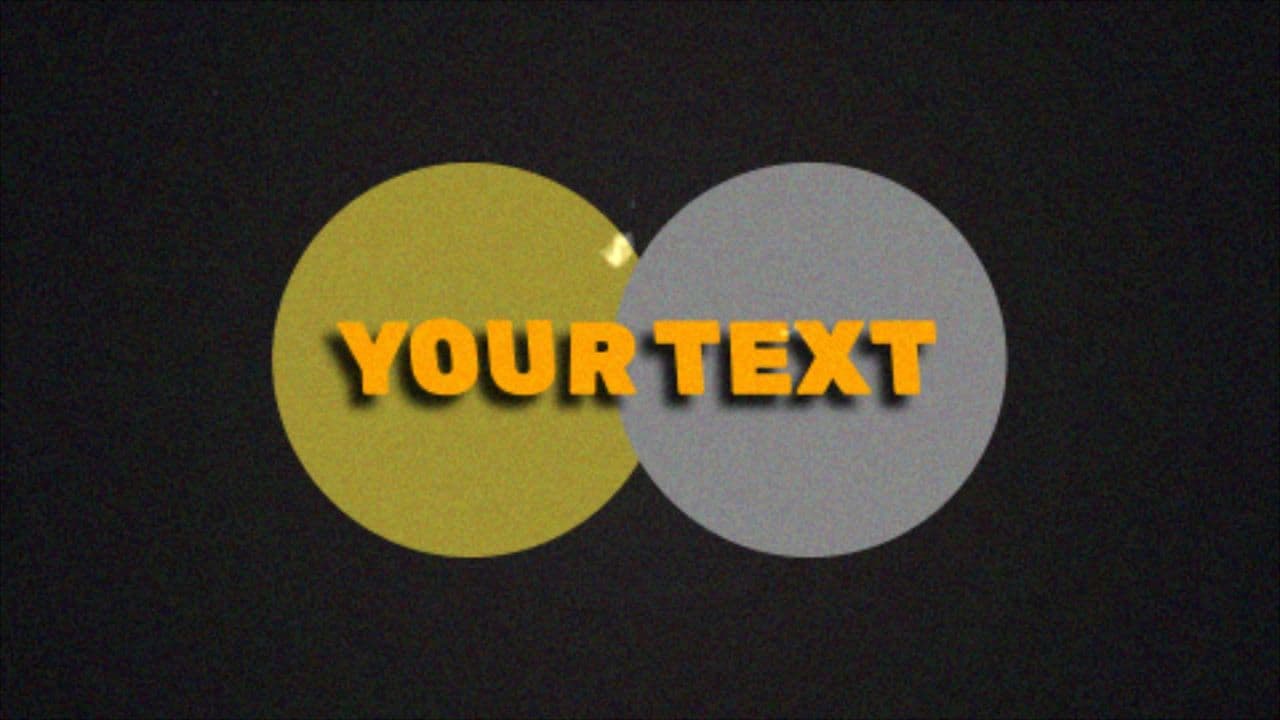 template Circle Reveal Text with Telescope Effect preview