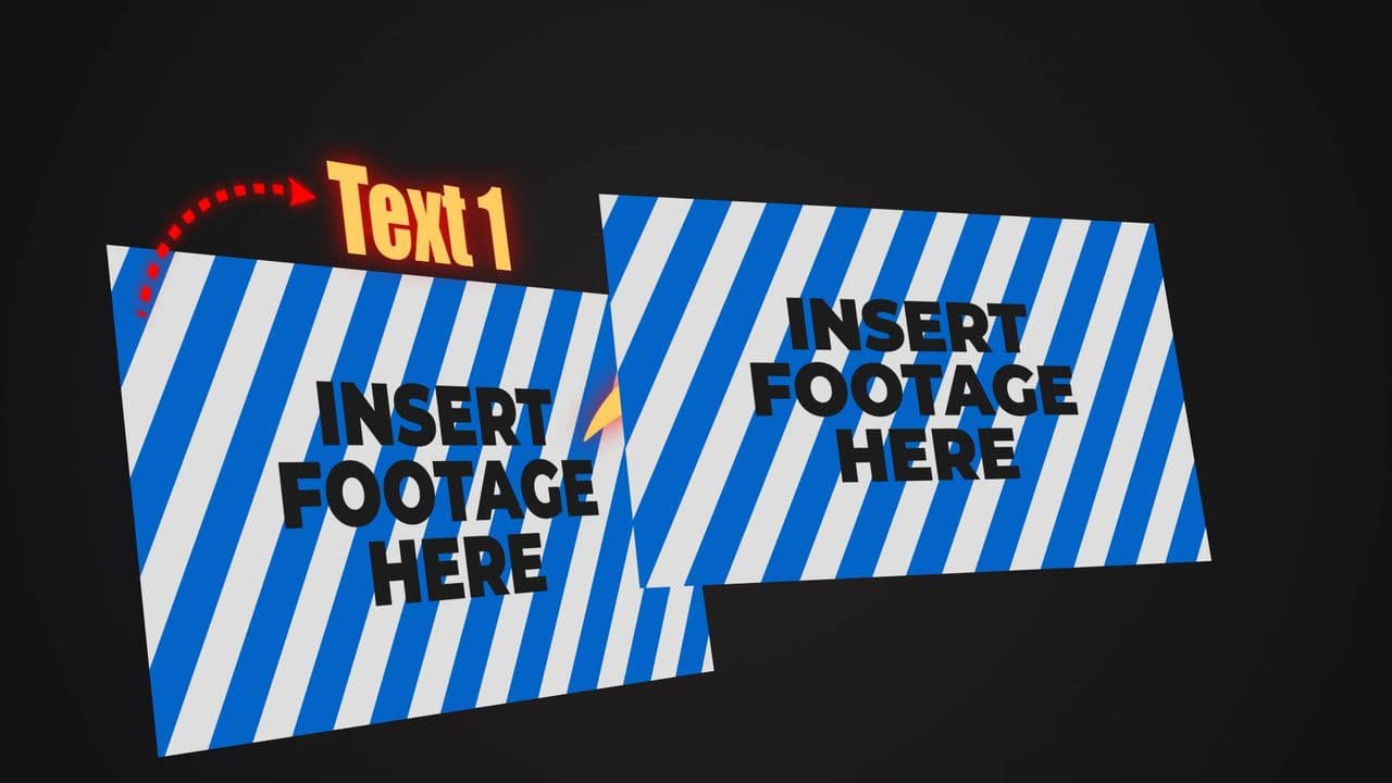 template 3D Rotating Image Transition with Progression preview