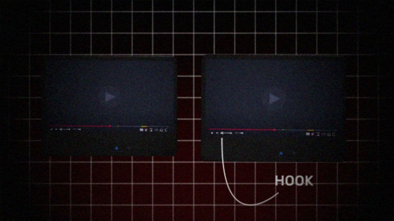 template YouTube Clip Comparison Animation – Explain Hook Difference with Text Pointer preview