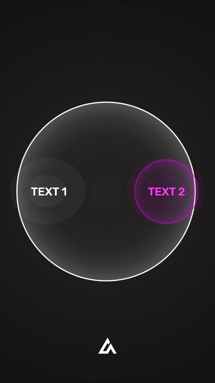 template Dynamic Venn Diagram Animation | 2 Ideas with Mutual Overlap preview