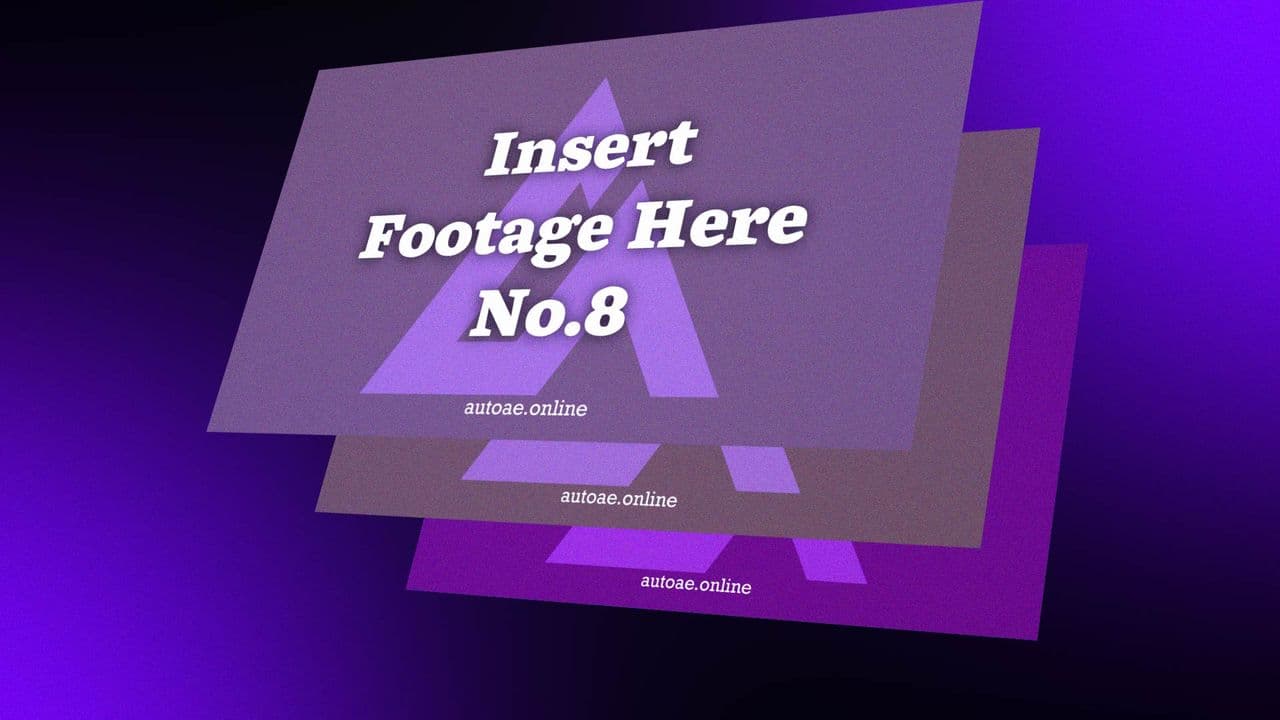 template 9 Footage YouTube Channel Showcase Animation preview