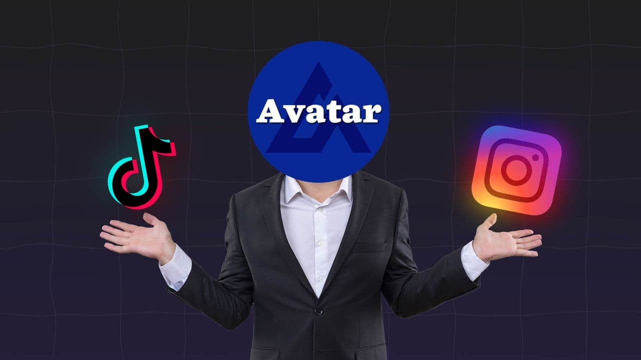 template Animated Character | Holding Two Logo Mockups preview