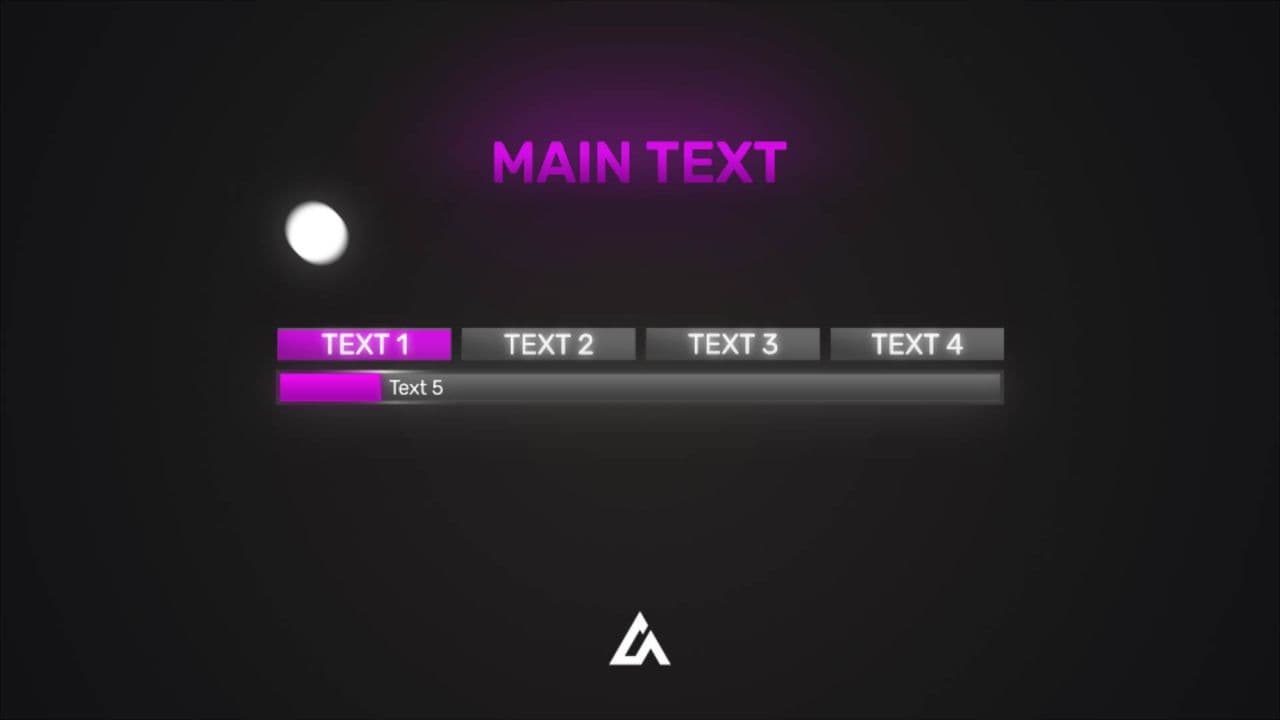 template Step-by-Step Progress Animation | Bouncing Ball with 4 Stages preview