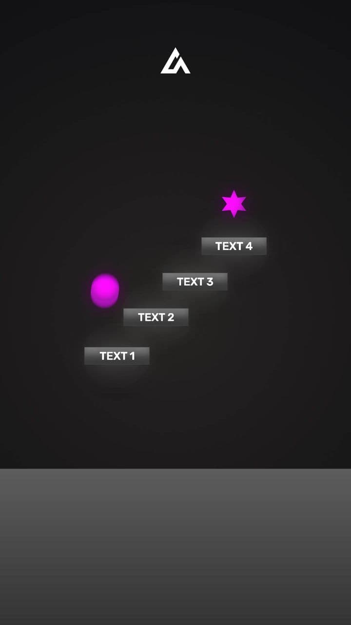template 4-Step Progress Animation | Bouncing Ball Climb to Goal preview