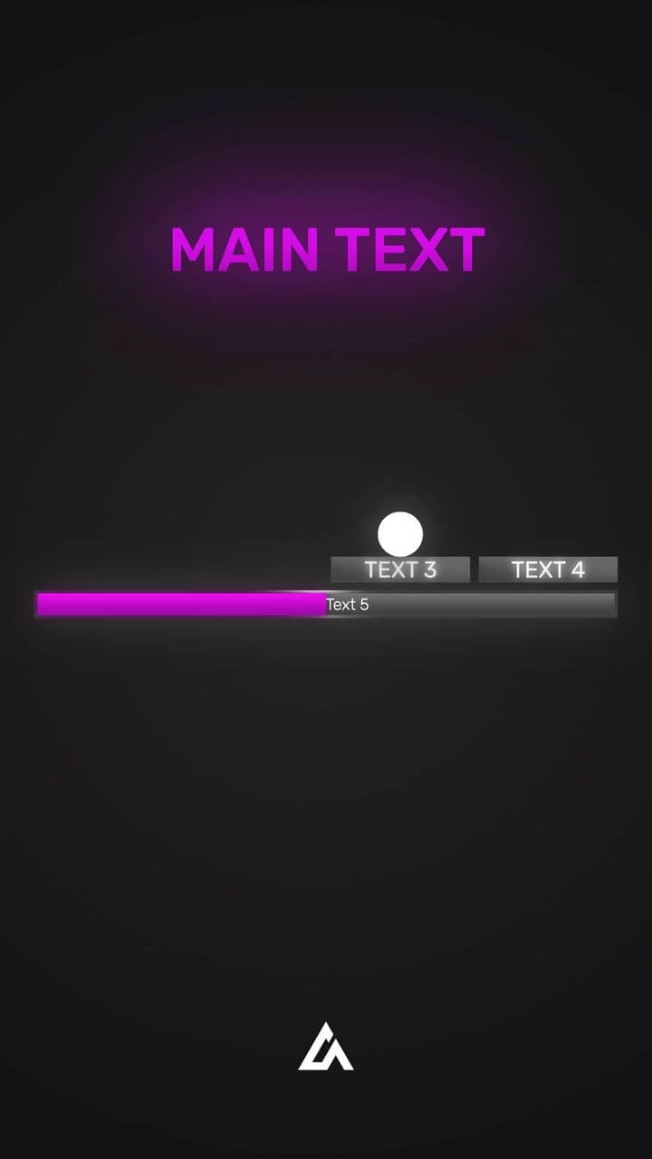 template Step-by-Step Progress Animation | Bouncing Ball with 4 Stages preview