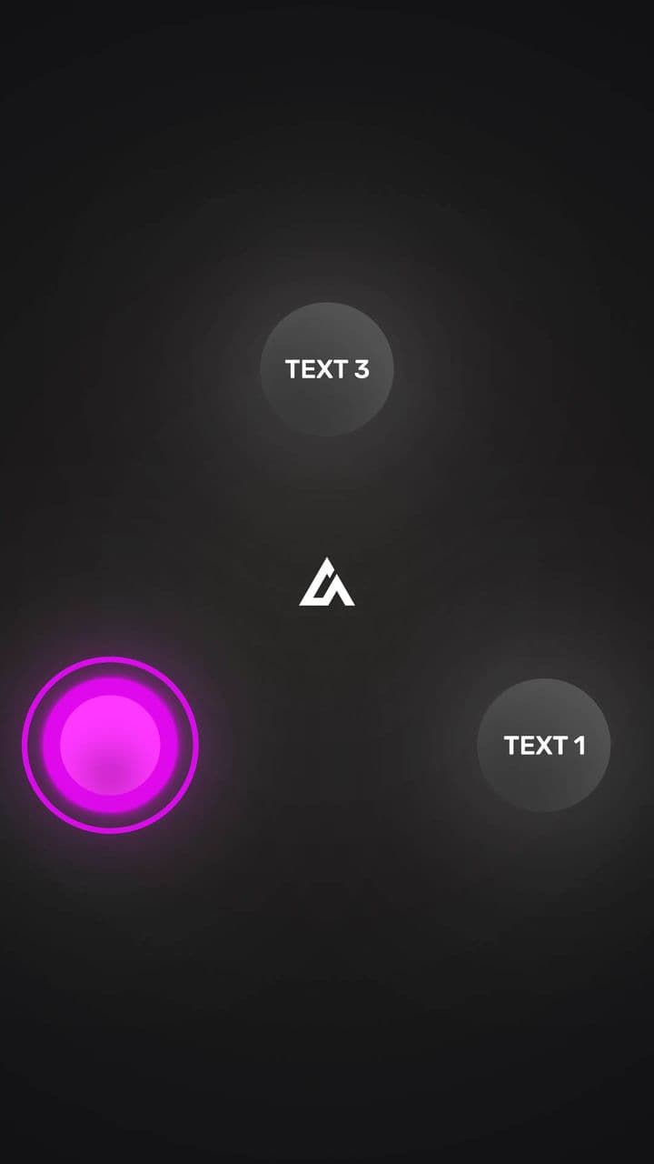template 3-Point Highlight Animation | Rotating Focus with Glowing Circle preview